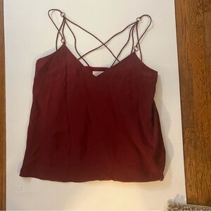Classy 5á7 cinq á sept silk tank top size M